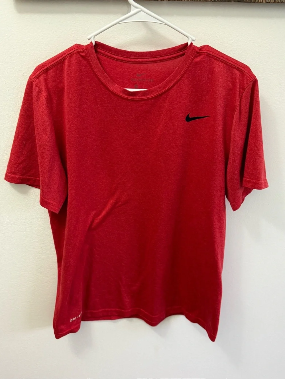 Nike Red Short Sleeve Dri-FIT Training Tee